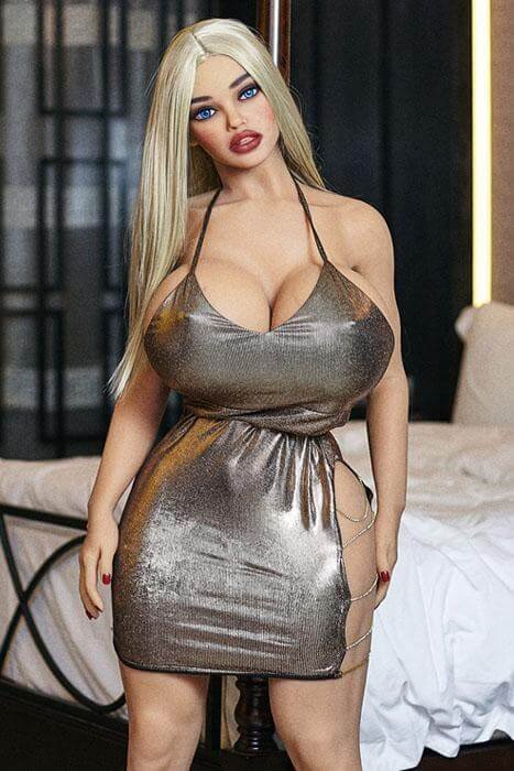 Vernier - Poupée Sexuelle Réaliste de 140 cm (4,5 ft) Blonde à Poitrine Généreuse