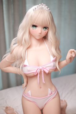 Birrell - Poupée sexuelle ultra-réaliste en silicone TPE de 148 cm au style anime avec des caractéristiques mignonnes