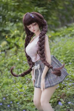 Clemens - Poupée pour adultes entièrement en silicone avec des nattes en chignon double