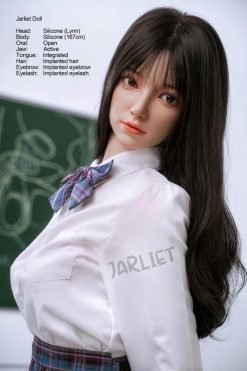 Alternative view of Lynn - Poupée sexuelle asiatique mince en silicone intégral de 167 cm (5,4 ft) avec des cheveux noirs de jais