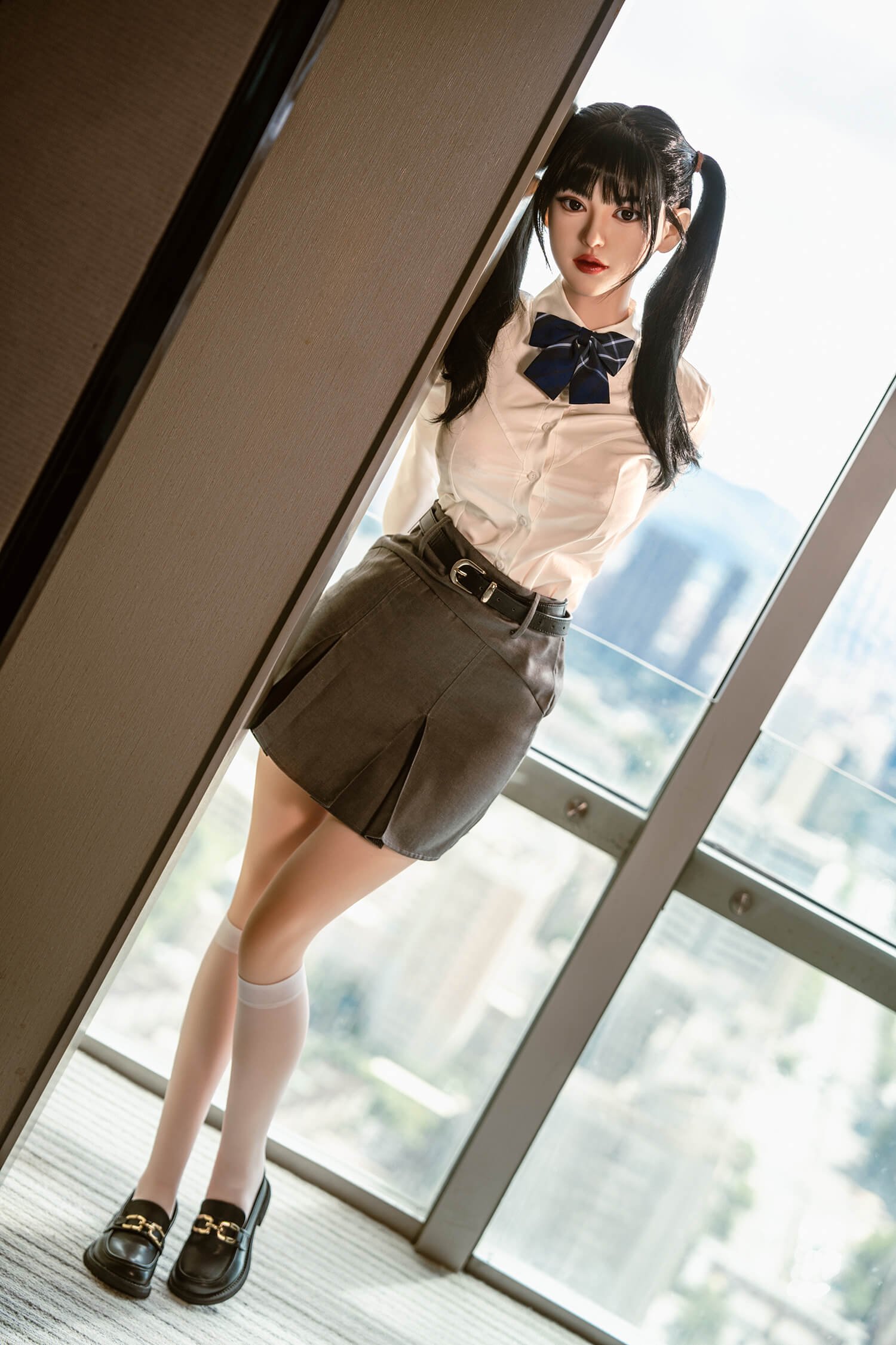 Mei - Poupée d'amour hybride 160 cm - Tête en silicone premium & corps en TPE souple aux proportions Anime