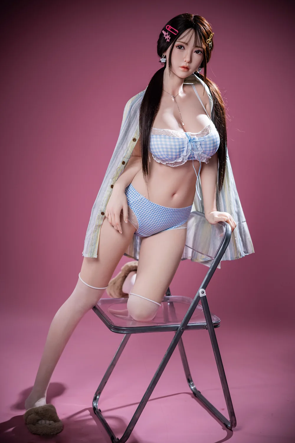 Ninon – Poupée 170 cm, tête silicone C39S et corps TPE – Stock UE 1
