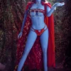 Faustine – Poupée AIBEI TPE 158 cm, poitrine moyenne, visage 115 – Stock UE 3