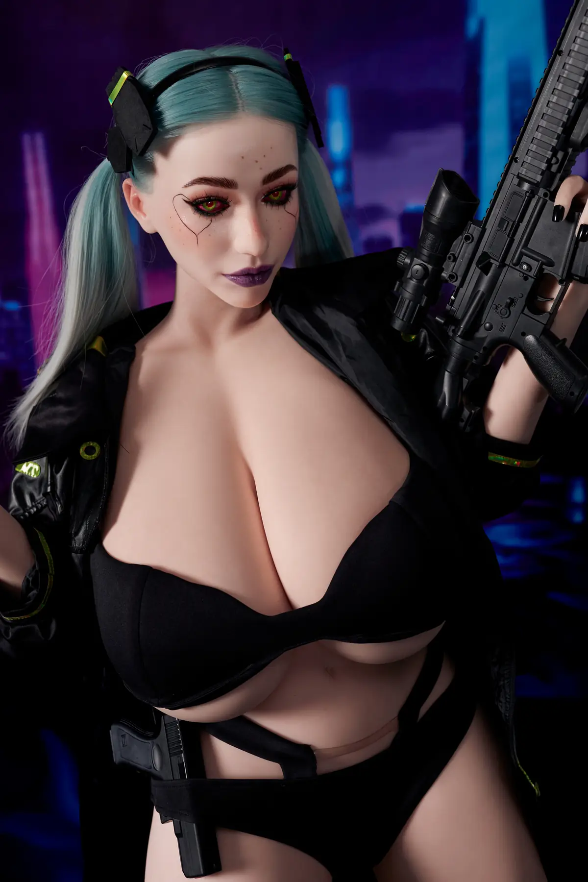 Tasha Halloween SiR161 – Poupée premium en silicone maquillage spécial, 161 cm product view