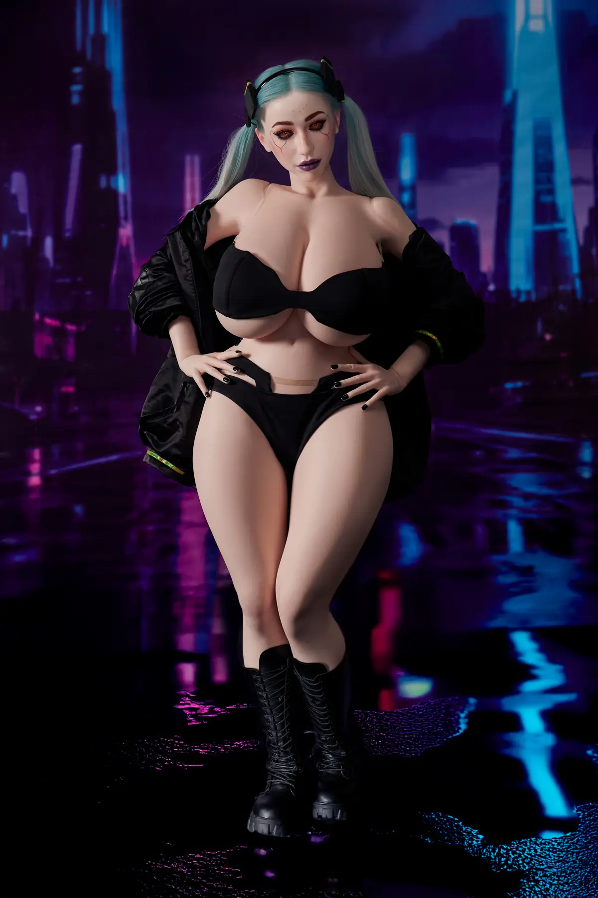 Tasha Halloween SiR161 – Poupée premium en silicone maquillage spécial, 161 cm product view