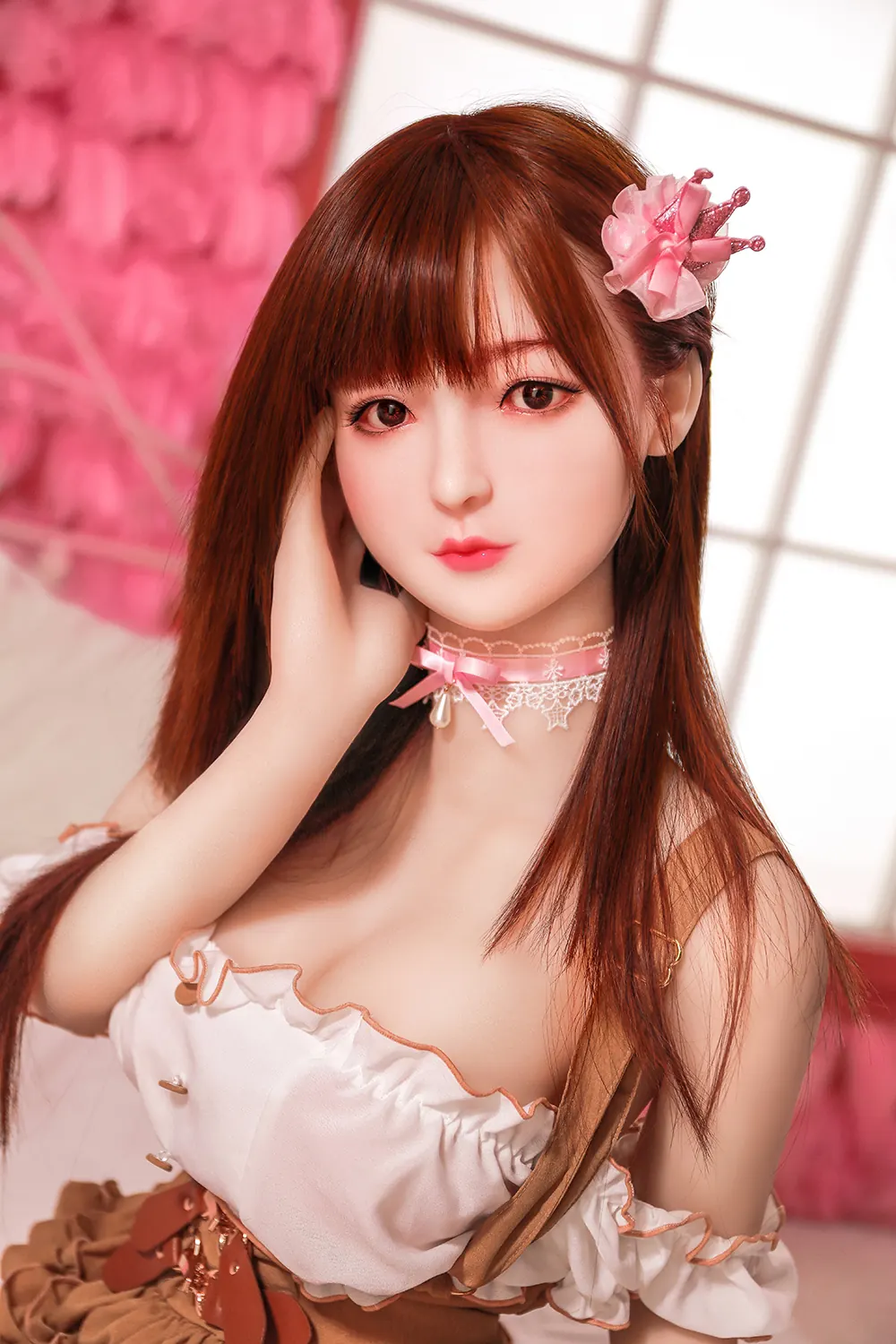 Anaëlle Chanterive – Poupée sur mesure 148 cm en silicone intégral, tête 016 5