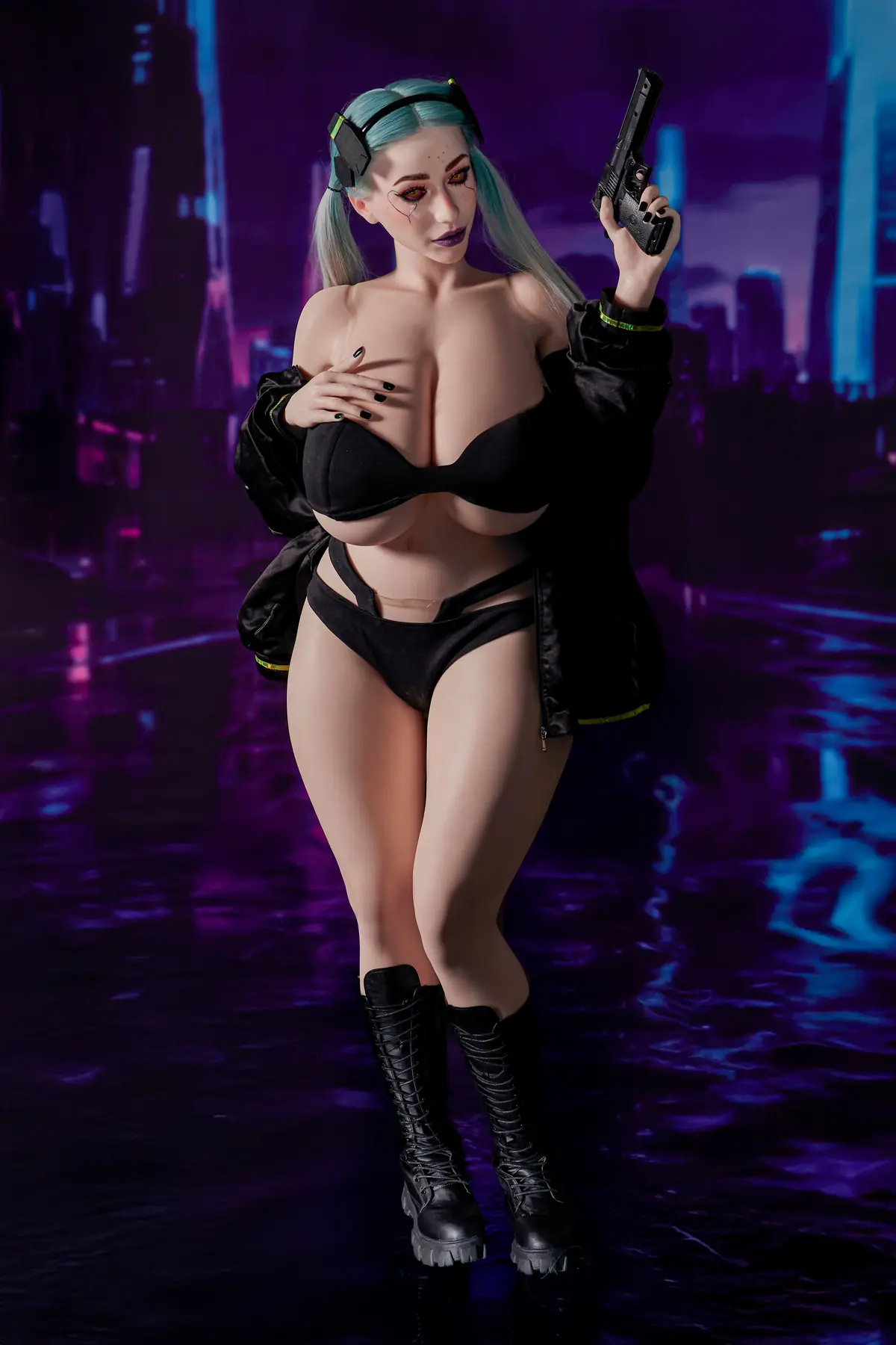 Tasha Halloween SiR161 – Poupée premium en silicone maquillage spécial, 161 cm product view