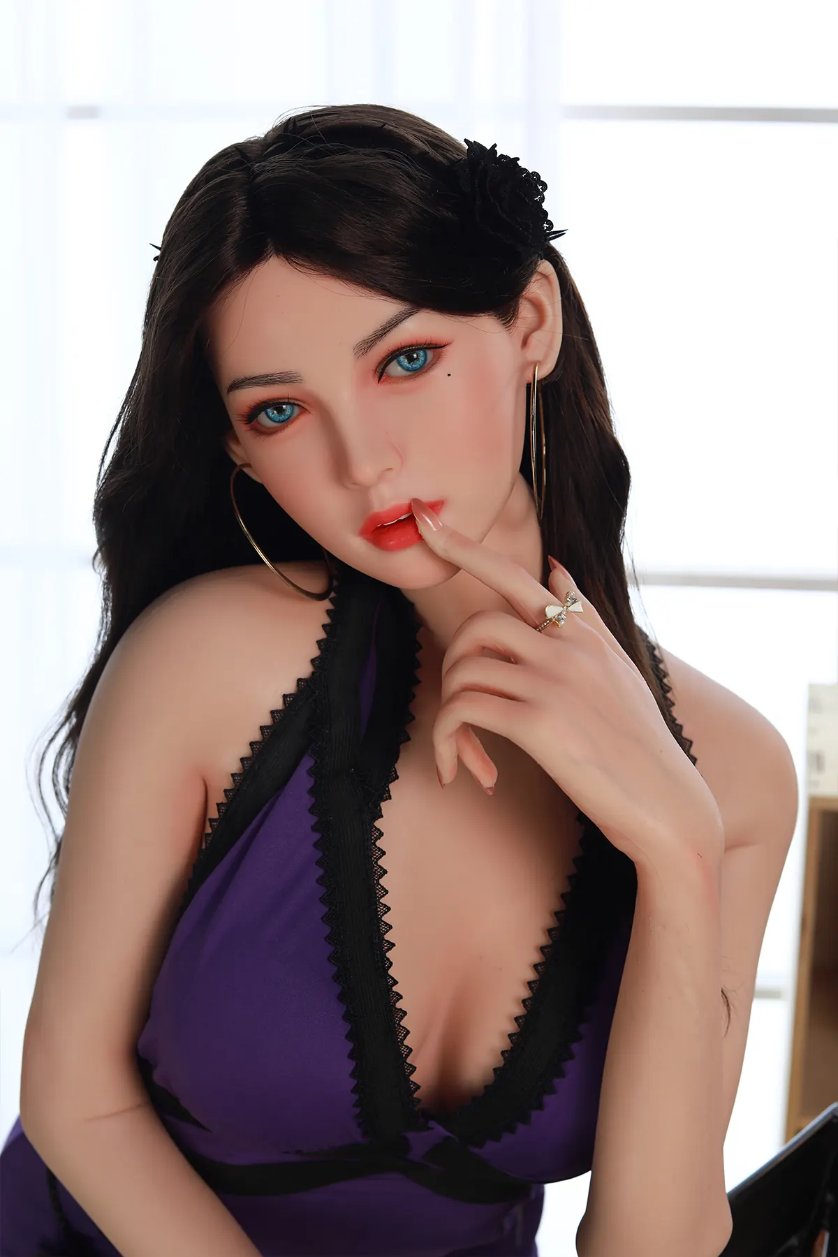 Lazare Sernin – Poupée sur mesure 165 cm en silicone intégral, teint naturel, tête 29 6