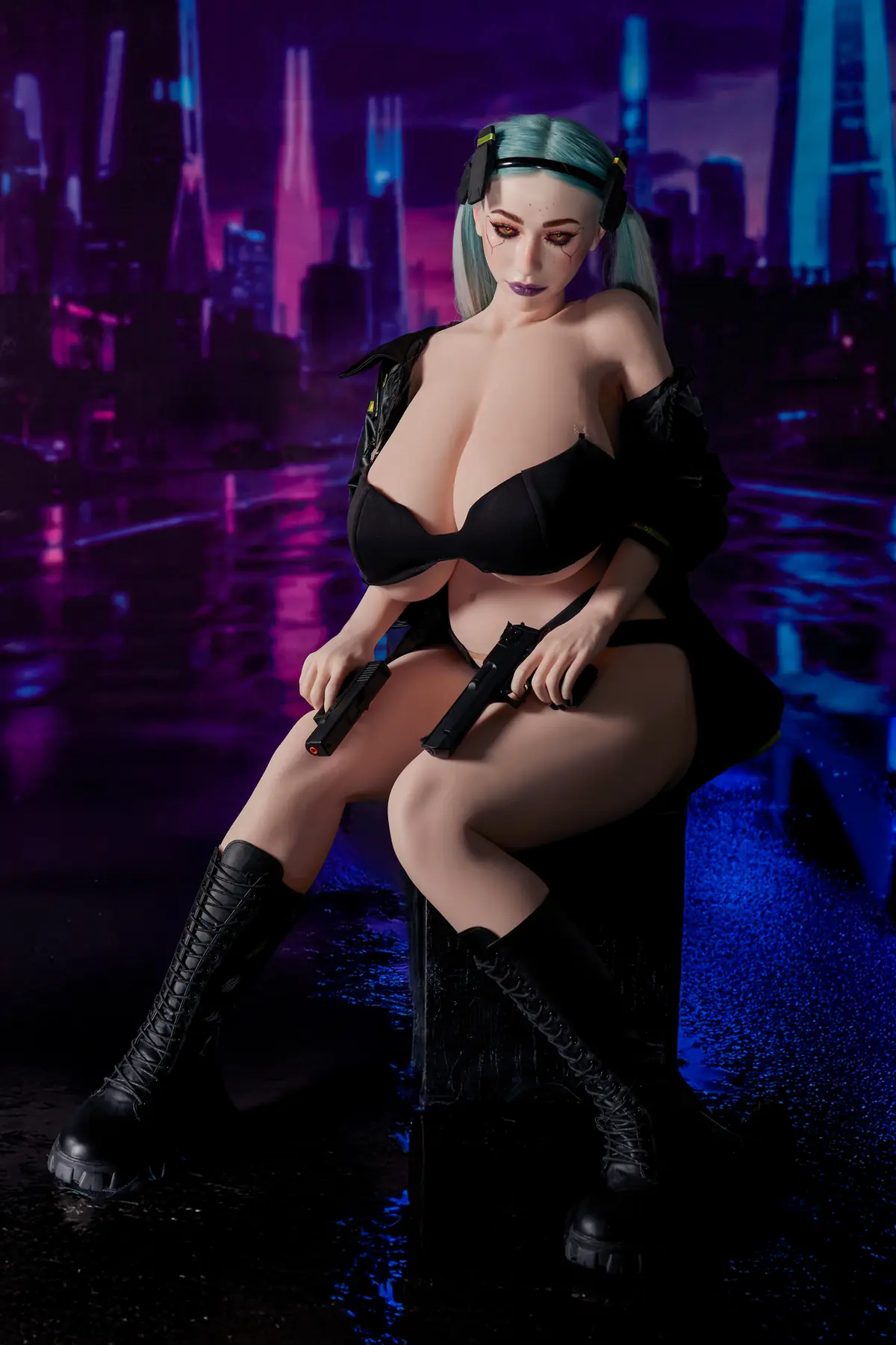 Tasha Halloween SiR161 – Poupée premium en silicone maquillage spécial, 161 cm product view