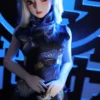 J60 Ling White mini doll view 7