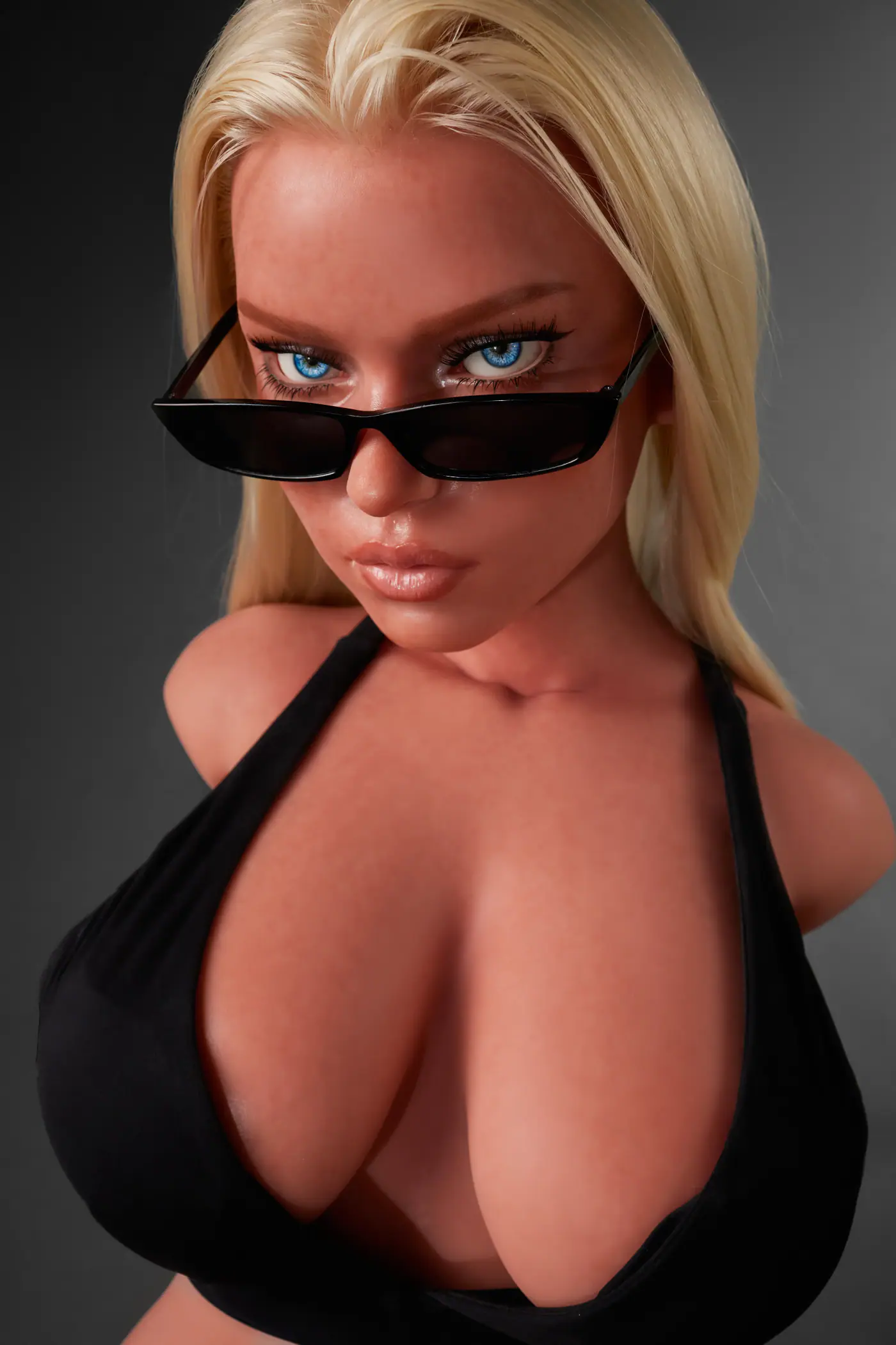 Fiora noir – Buste ULW 883 avec tête product view